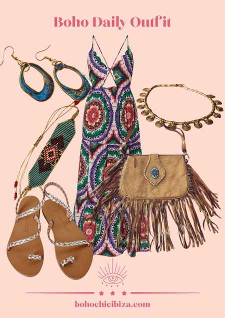 Boho Daily Outfit | Bohochicibiza
•
Summer dress, boho handmade bag, gold necklace, handmade earrings, handmade bracelet, gold sandals
•
Follow my shop on the LTK app to shop this post and get my exclusive app-only content! 🪬
#bohooutfit

#LTKbag #LTKstyletip #LTKsummer