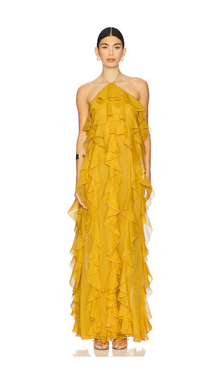 Liora Dress in Goldenrod | Revolve Clothing (Global)