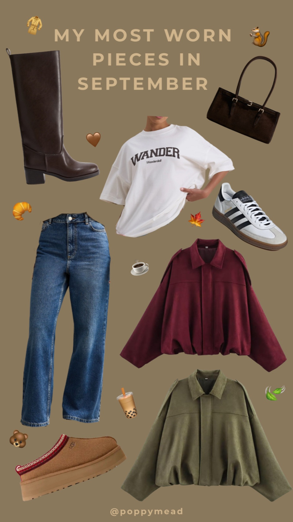 My most worn pieces this September 🐿️🧋🐻🤎🍂🍃 my absolute staple items xx 

#LTKFashionMonth #LTKautumn #LTKuk