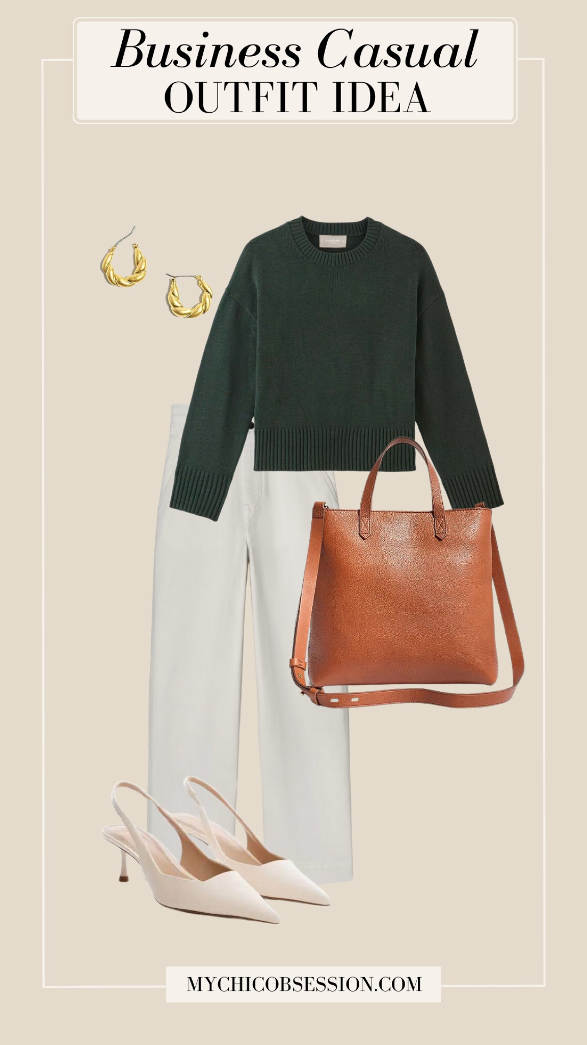 Another option is to embrace the comfort of a cozy pullover sweater in a neutral tone for your fall business casual look. Combine it with wide-leg trousers in a contrasting color to create a balanced silhouette.

#LTKSeasonal #LTKworkwear #LTKstyletip