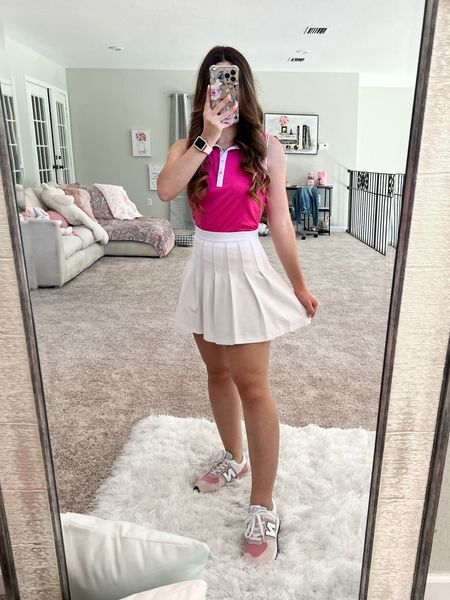 Tennis girl Outfit Inspo! Xoxo! 

old money aesthetic, old money look, tennis skirt, tennis shoes, tennis outfit, pleated skirt, new balance sneakers, polo tank top, apple watch, white skirt, athletic look, athleisure, travel outfit, spring outfits, summer style inspo, summer outfits, amazon fashion finds, amazon finds, active wear, college girl outfits, vacation, preppy, disney parks, casual fashion, outfit guide, #ootdguides

#LTKsalealert #LTKfit #LTKworkwear #LTKstyletip #LTKshoecrush #LTKtravel #LTKitbag #LTKunder50 #LTKSeasonal #LTKFestival #LTKFind #LTKU #LTKunder100 #LTKhome