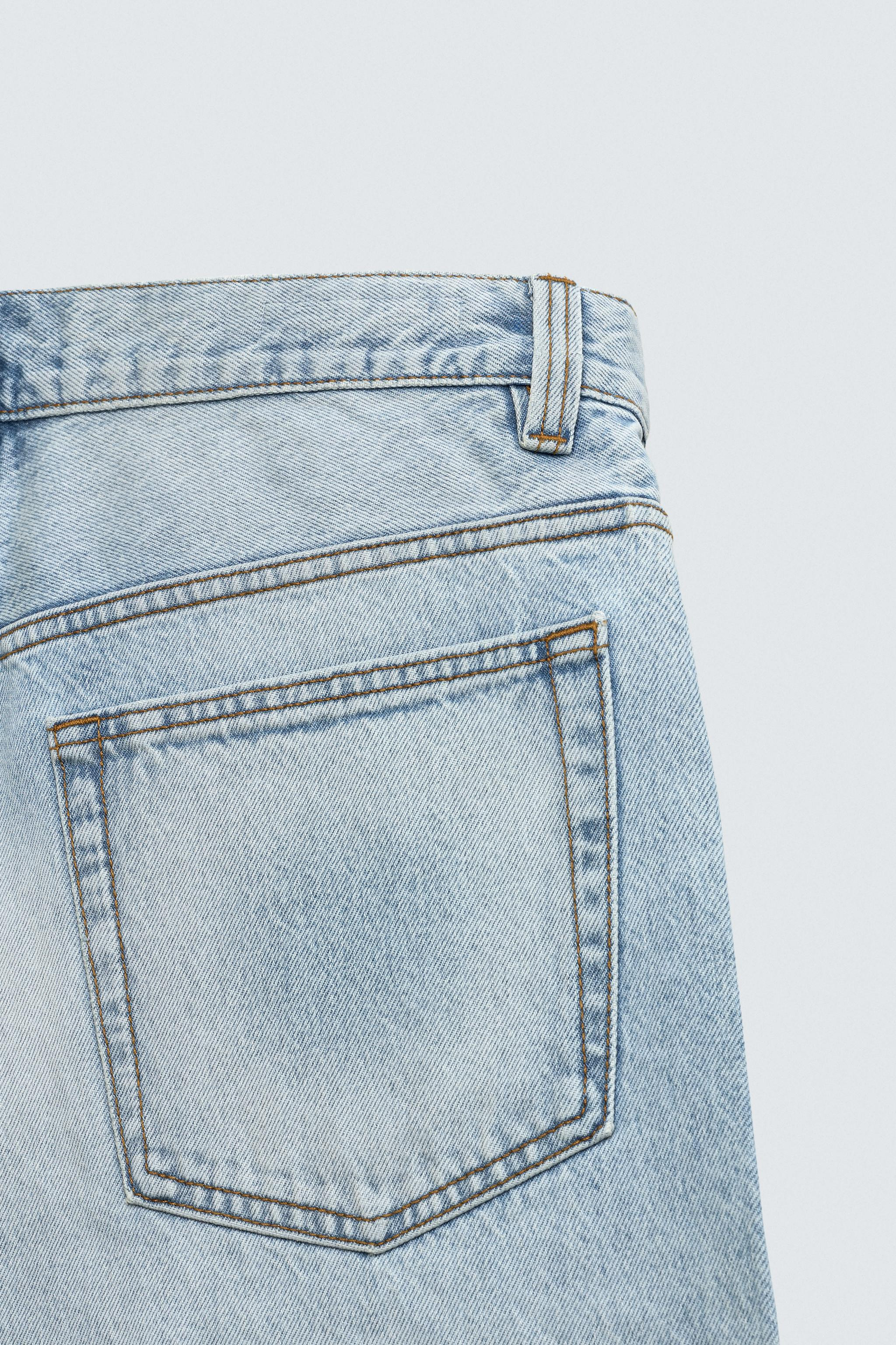 RELAXED FIT DENIM BERMUDA SHORTS | Zara US