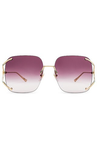 Rectangle Fork in Shiny Gold, Azure & Violet Gradient | Revolve Clothing (Global)