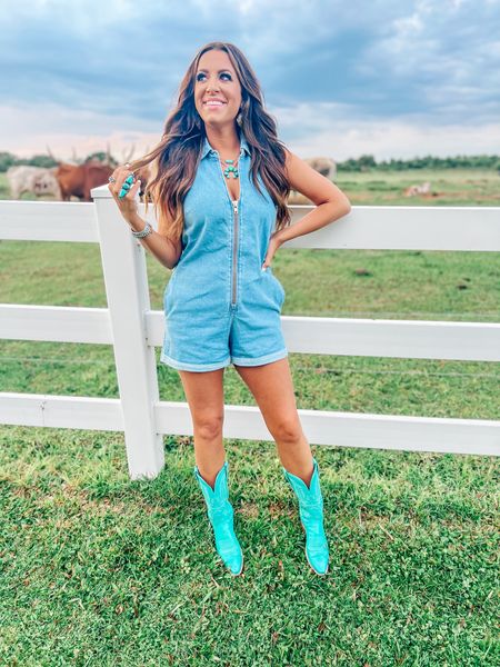 Country concert outfit idea - music festival  outfit - summer - vacation - cowgirl fashion a Nashville - western - cowboy boots 

#LTKstyletip #LTKfindsunder100 #LTKshoecrush