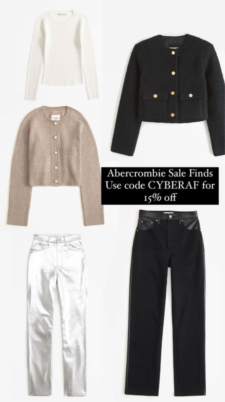 Abercrombie & Fitch Black Friday Sale Finds! 

Use code CYBERAF for additional 15% off.

#LTKHoliday #LTKSeasonal #LTKCyberWeek