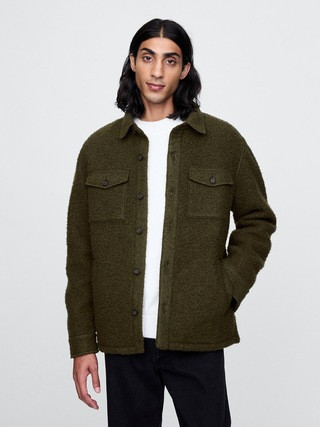 Textured Utility Shirt Jacket | Gap (US)