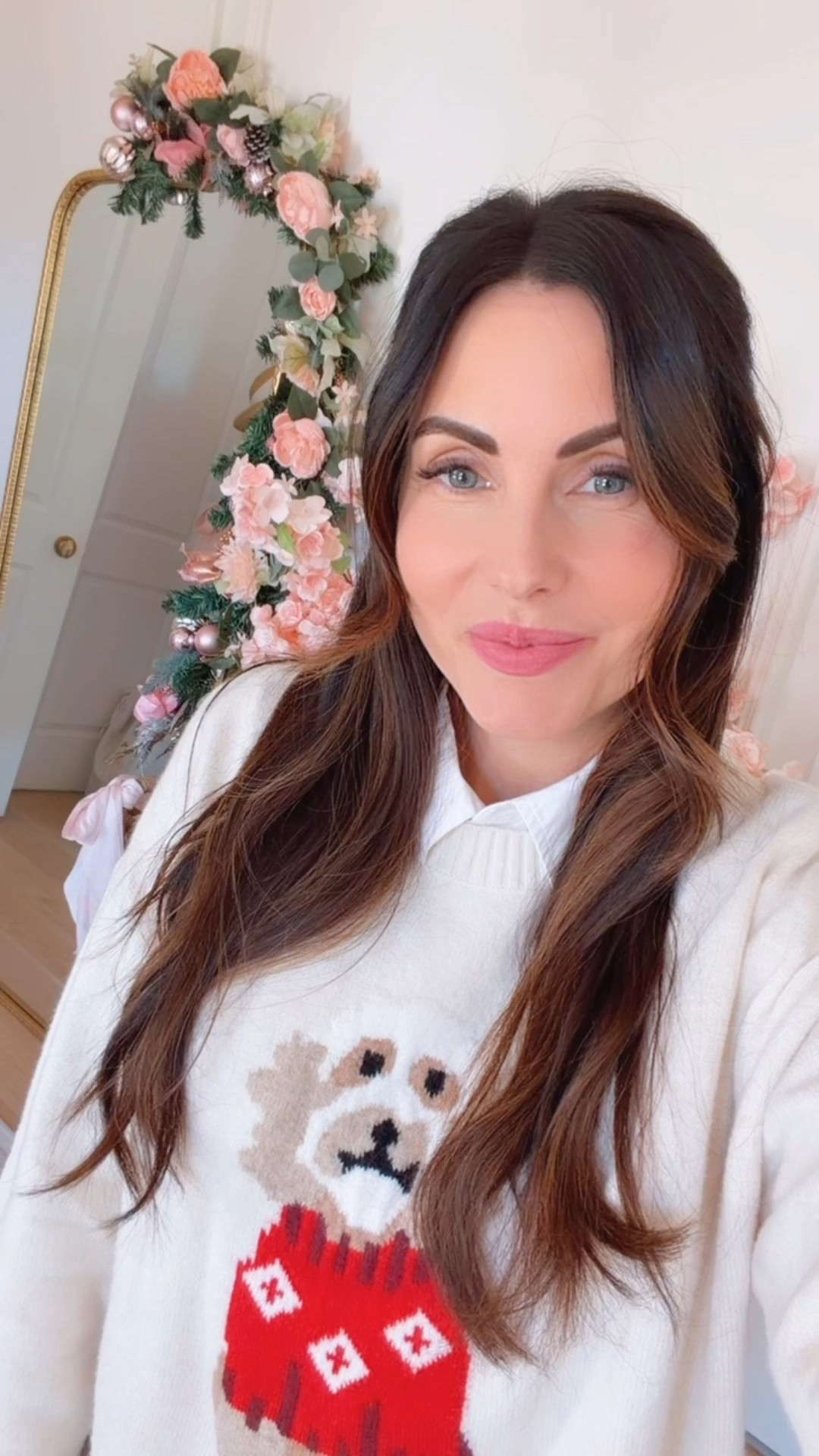 The cutest doodle holiday sweater! Such a cute Christmas sweater and outfit for the holidays on sale 40% off! I’m wearing a M here (sizes up one)  

#LTKHoliday #LTKSaleAlert #LTKootd