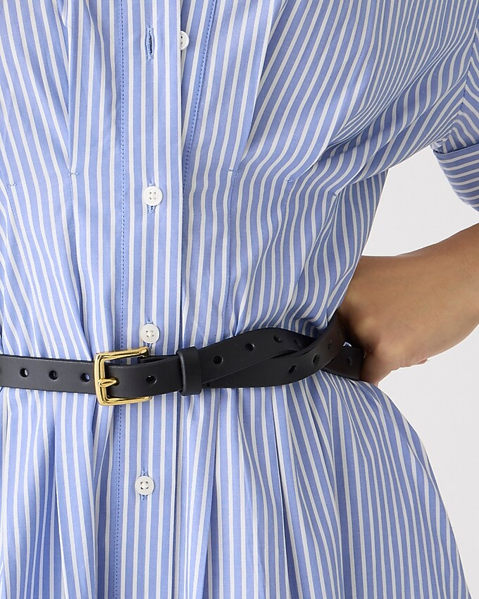 A-line shirtdress in stretch cotton poplin blend | J. Crew US