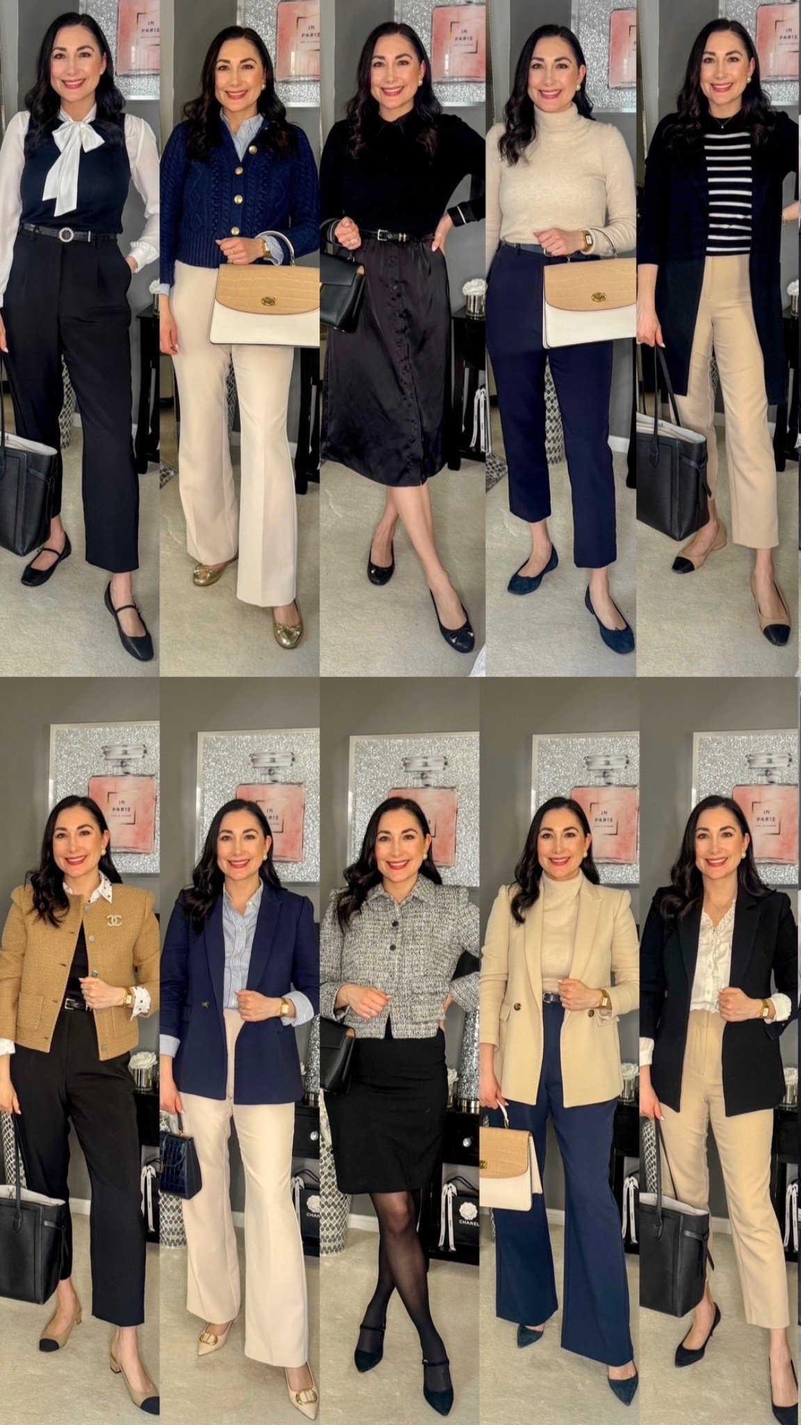 Business casual versus business professional 🤍💙 

Business casual is probably the most confusing of work attire because a lot of workplaces will label their protocol as business casual when it’s really more smart casual. Business casual is basically the more casual version of business professional. Generally you will see cardigans/blazers, dress shirts/blouses, trousers, dresses/skirts and closed toe shoes. Colors can be more neutral in tone but brighter colors are acceptable. You won’t typically see super casual items like t-shirts, jeans, sneakers, etc. 

Business professional is more formal in presentation and neutral in tone. Generally you will see suit sets, blazers, dress shirts/blouses, trousers, dresses/skirts and closed toe shoes. I always think of the show Suits when thinking of what would be acceptable in this work environment. 

#LTKWorkwear #LTKSeasonal