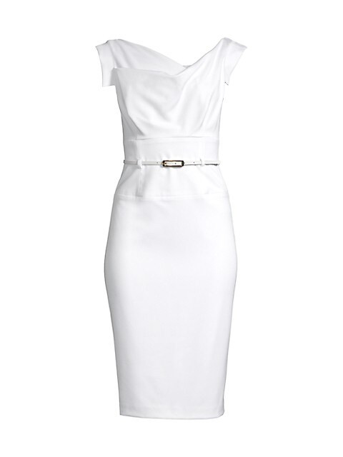 Belted Sheath Dress | Saks Fifth Avenue