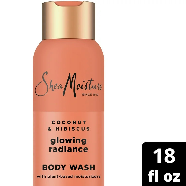 SheaMoisture Moisturizing Body Wash for Women Glowing Radiance Coconut Hibiscus, 18 oz 1 count - ... | Walmart (US)