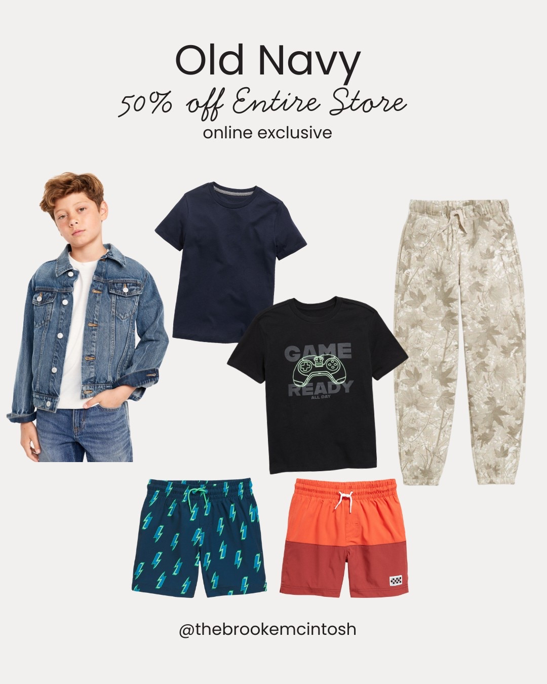 Don’t miss Old Navy’s 50% off everything sale—especially on boys’ styles. Us moms know how fast they’re growing! Easy, comfy, and perfect for spring/summer days ahead.

#LTKFindsUnder50 #LTKSaleAlert #LTKKids