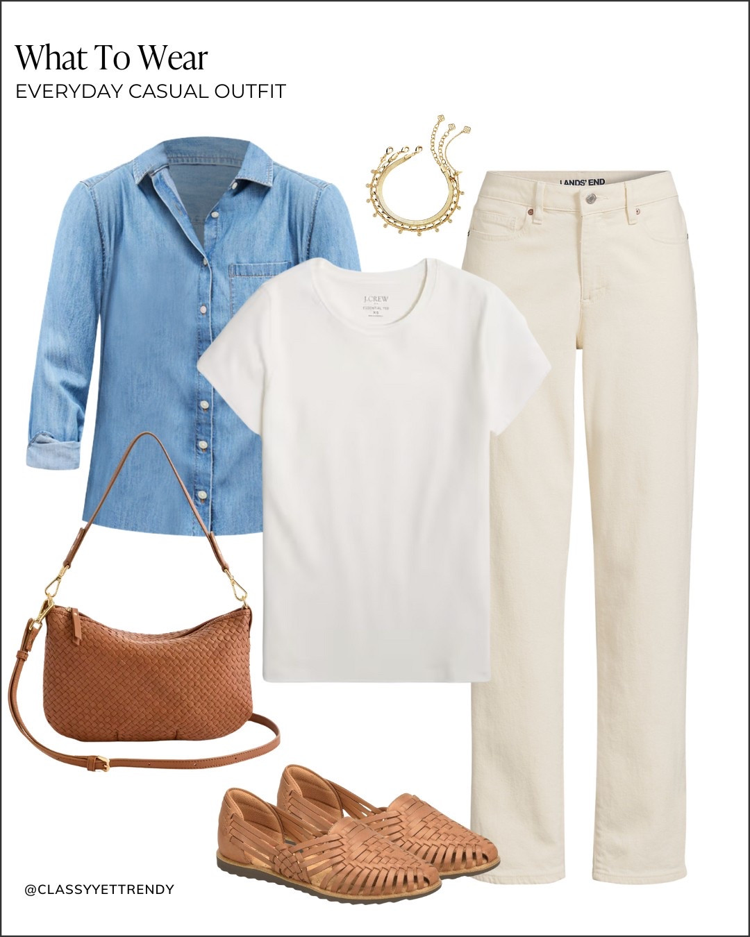 Everyday Casual Spring Outfits: Mix & Match Trending Styles With Accent Colors For Moms, Teachers, Work From Home Women ✔️ Everyday Casual Capsule Wardrobe: Spring 2025 Collection, now available in the Classy Yet Trendy Store! 🌷