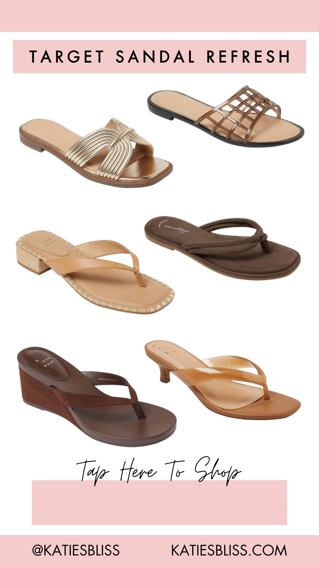 Target sandal sale ✨

Target. Summer. Sandals. Flip flop. Heel. Wedge. Jelly sandals. Sale. Markdown.

#LTKSaleAlert #LTKSeasonal #LTKTravel