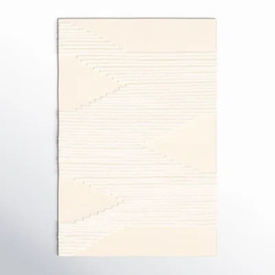 Marianne Hand-Woven Wool Cream Area Rug | Wayfair North America