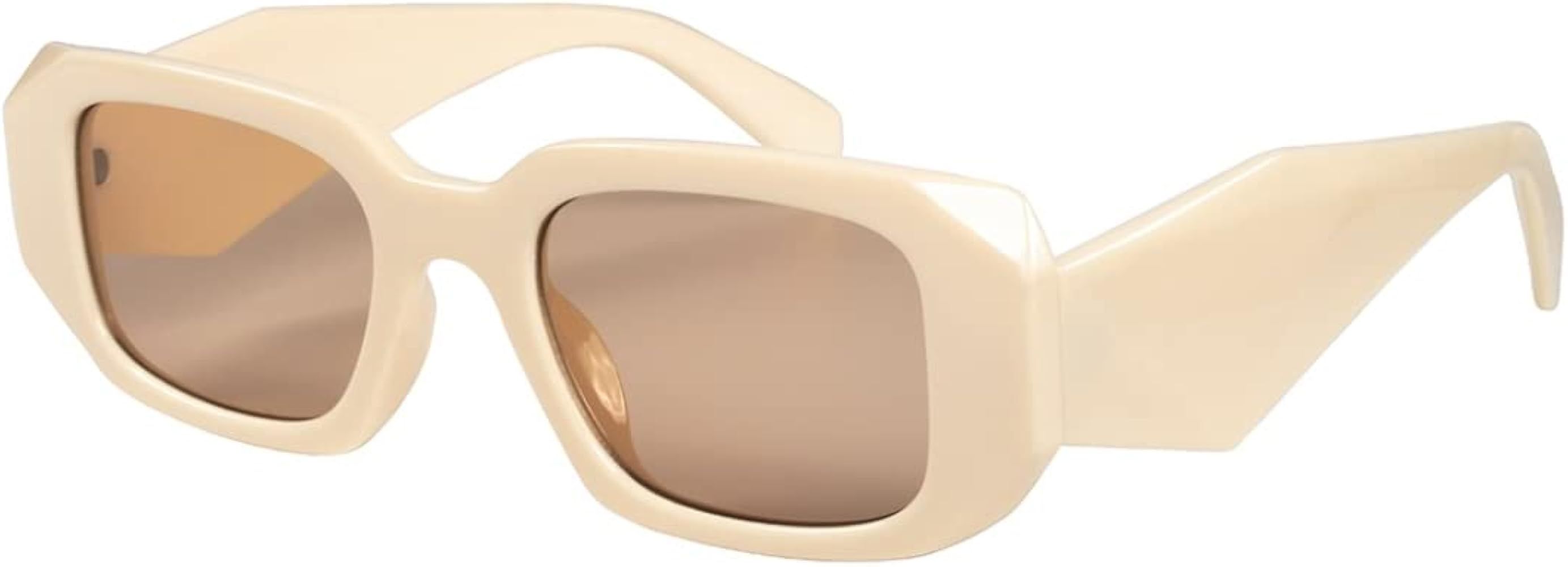Sunglasses Womens Y2k Glasses- Y2k Sunglasses For Men, Y2k Rectangle Sunglasses, Hexagon Sunglass... | Amazon (US)