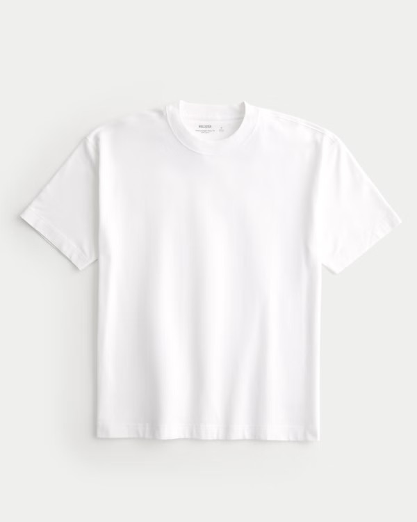 Heavyweight Boxy Crew T-Shirt | Hollister (US)