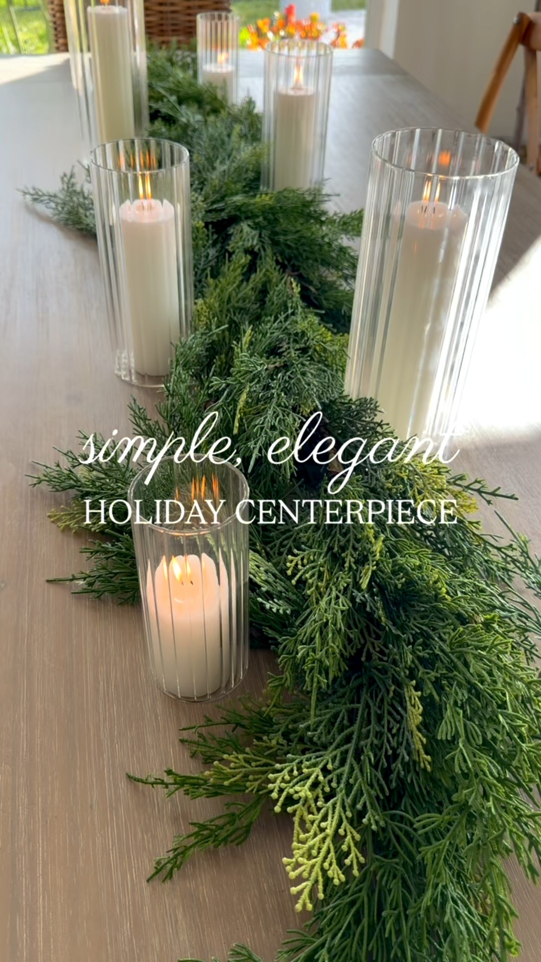 The perfect holiday table centerpiece decorated beautifully and simply.  

#LTKFindsUnder50 #LTKHoliday #LTKHome