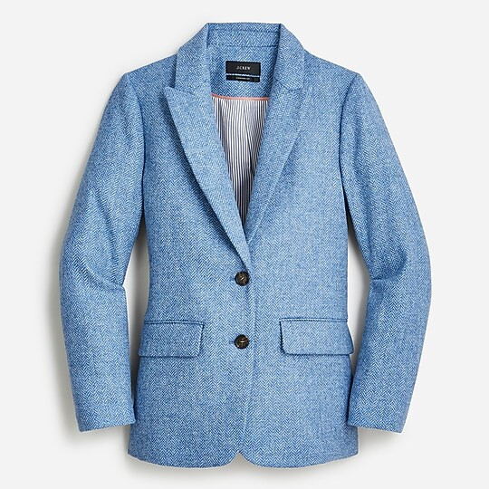 Sommerset blazer in blue herringbone wool | J. Crew US