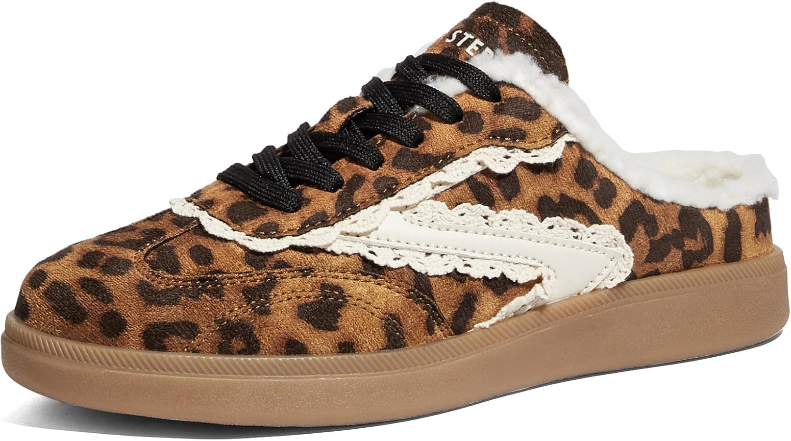 LUCKY STEP Women’s Mule Fashion Sneakers Slip On Backless Walking Shoes Winter Retro Comfy Casu... | Amazon (US)