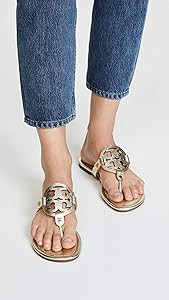 Tory Burch Women's Miller Thong Sandals | Amazon (US)