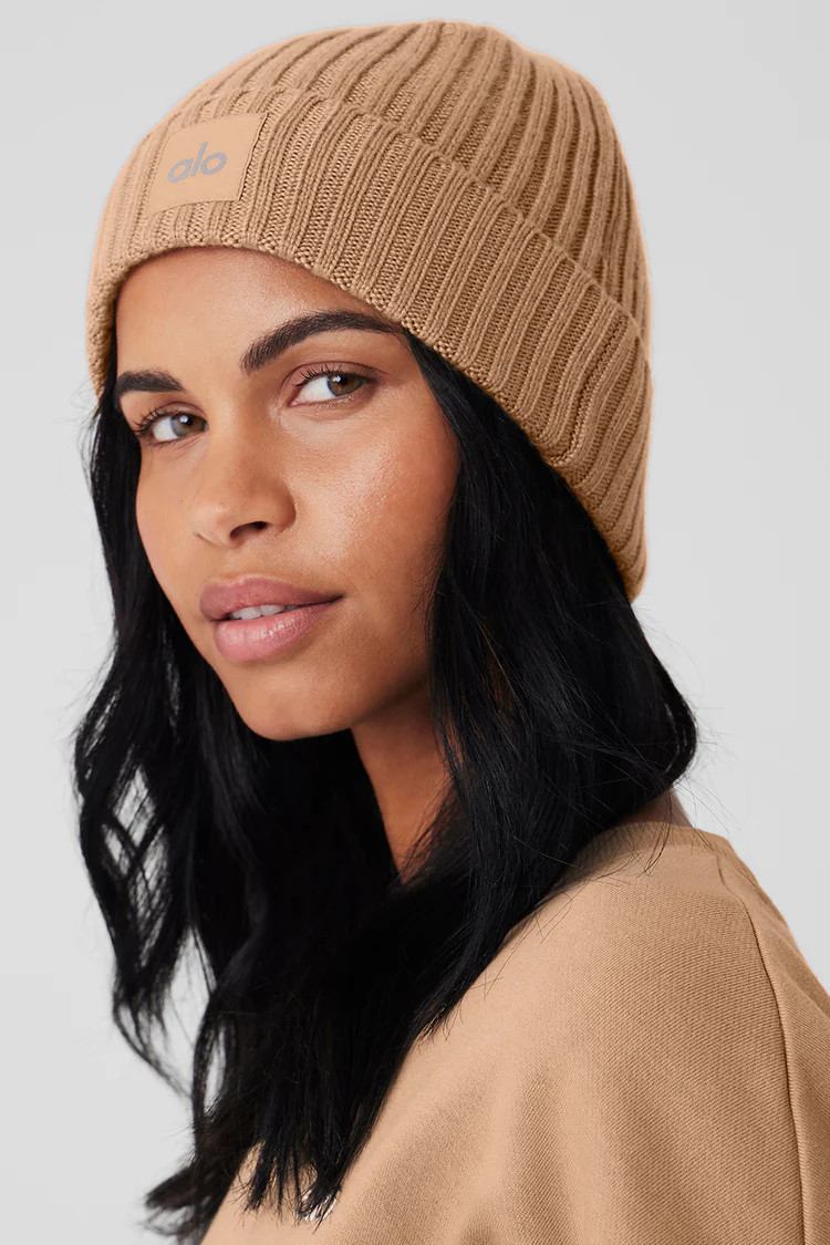 Cashmere Blend Rib Beanie | Alo Yoga (US)