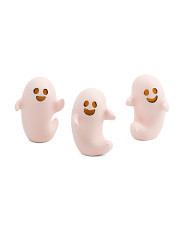 Set Of 3 Led Lit Ghost Figurines | Marshalls