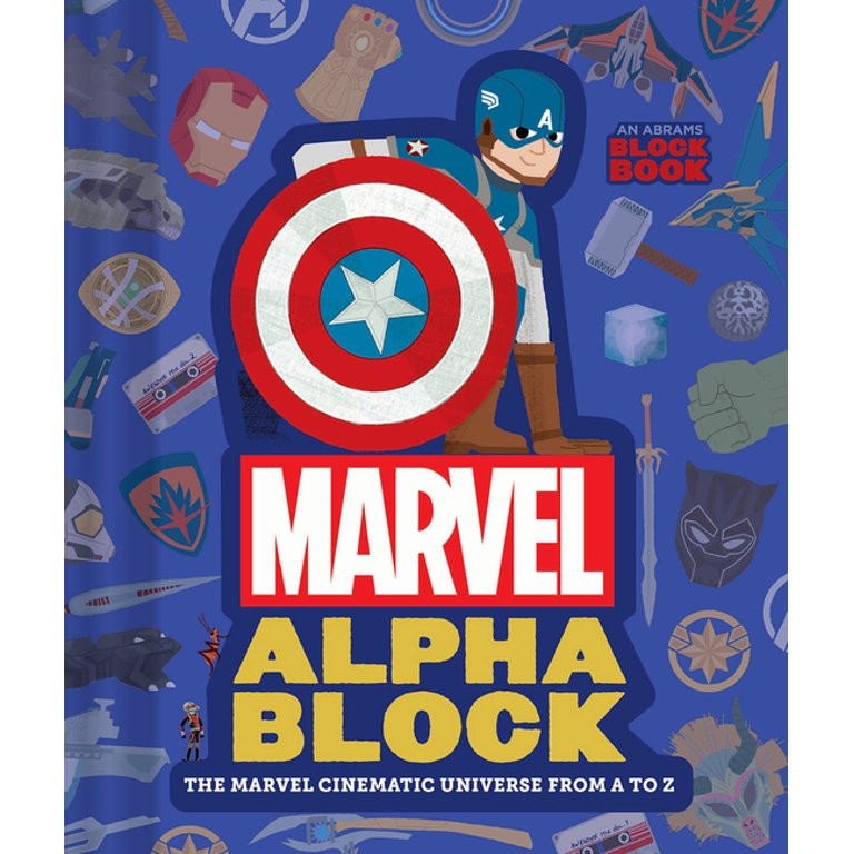 An Abrams Block Book: Marvel Alphablock (An Abrams Block Book) : The Marvel Cinematic Universe fr... | Walmart (US)