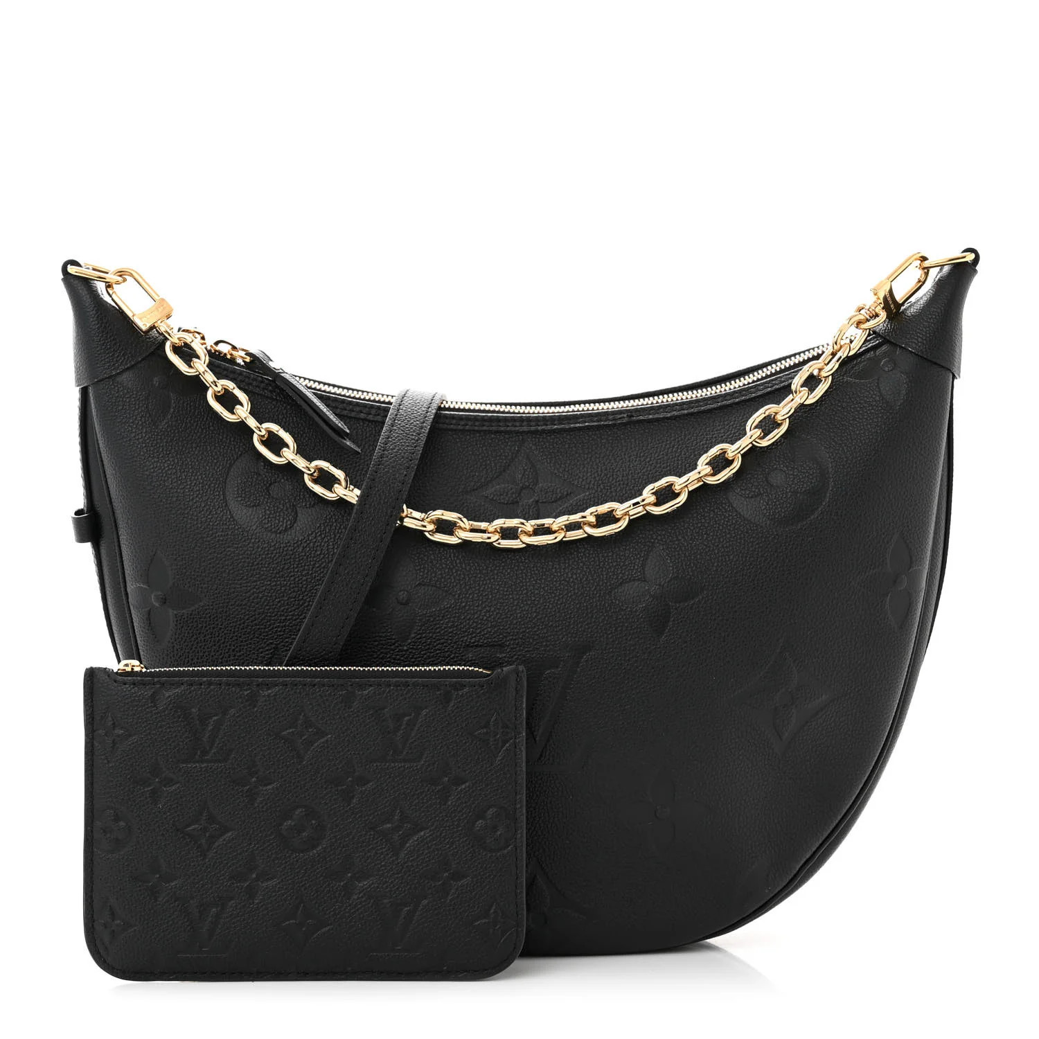 LOUIS VUITTON Empreinte Loop Hobo Black | FASHIONPHILE (US)