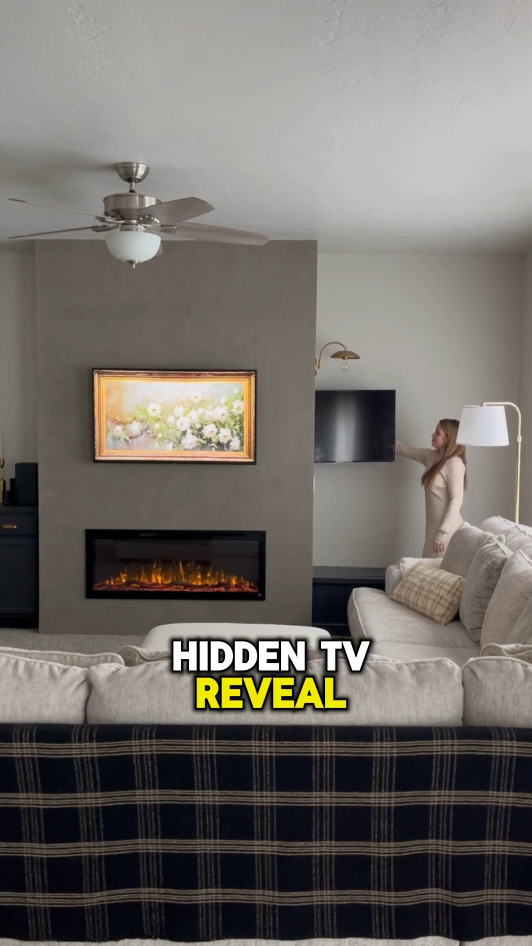 What’s better than one TV, two TV’s, but make one of them hidden. Here’s the secret ingredient to build this slide out TV  

#LTKfamily #LTKhome #LTKVideo