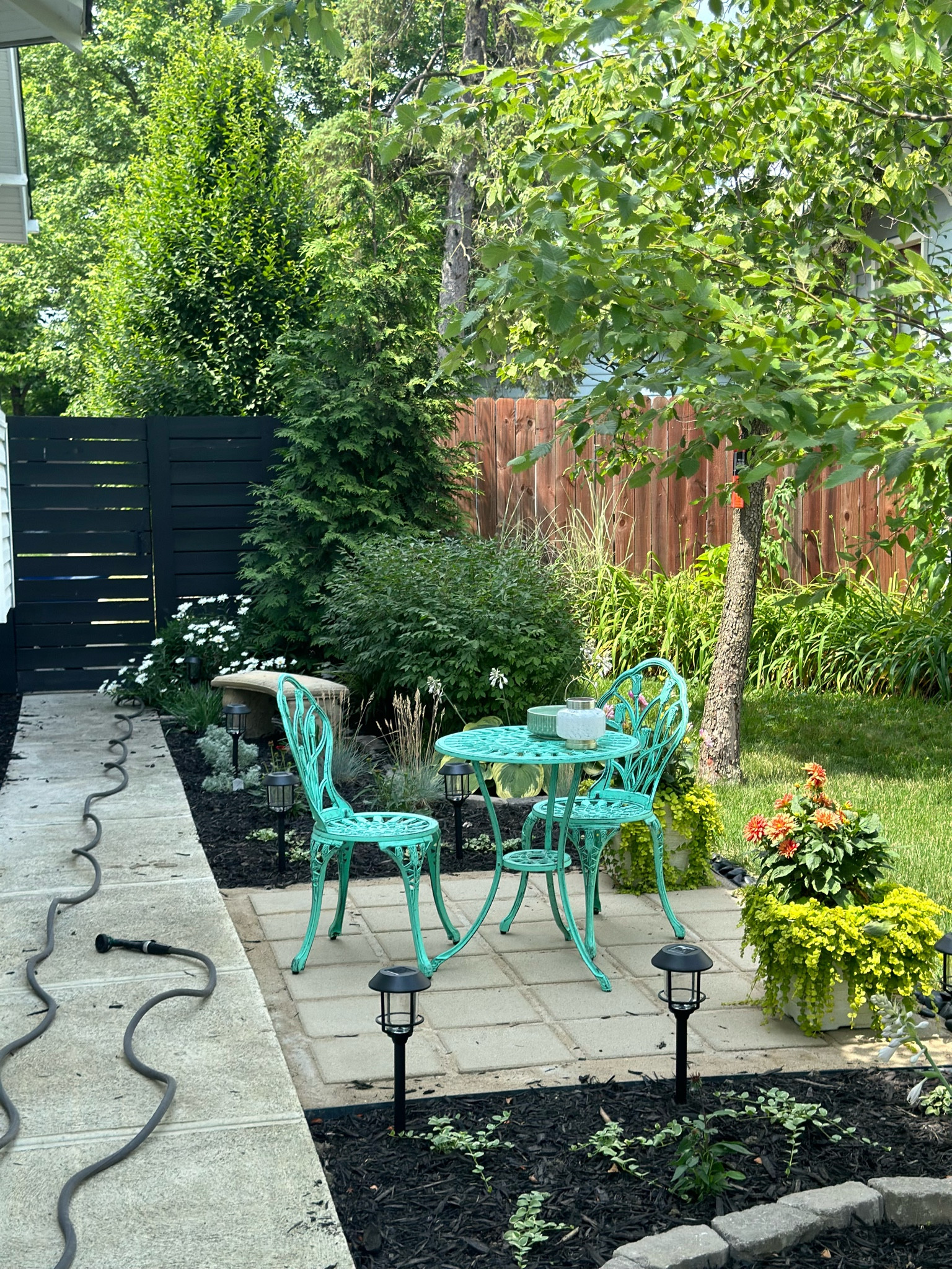 I love my little bistro table set 

#LTKHome