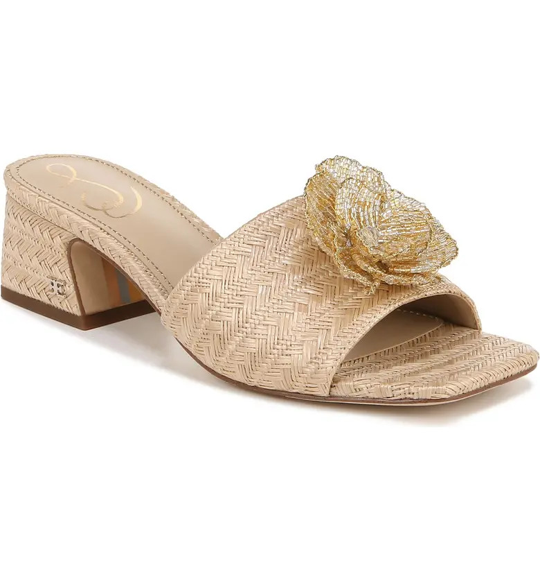 Winsley Raffia Slide Sandal (Women) | Nordstrom
