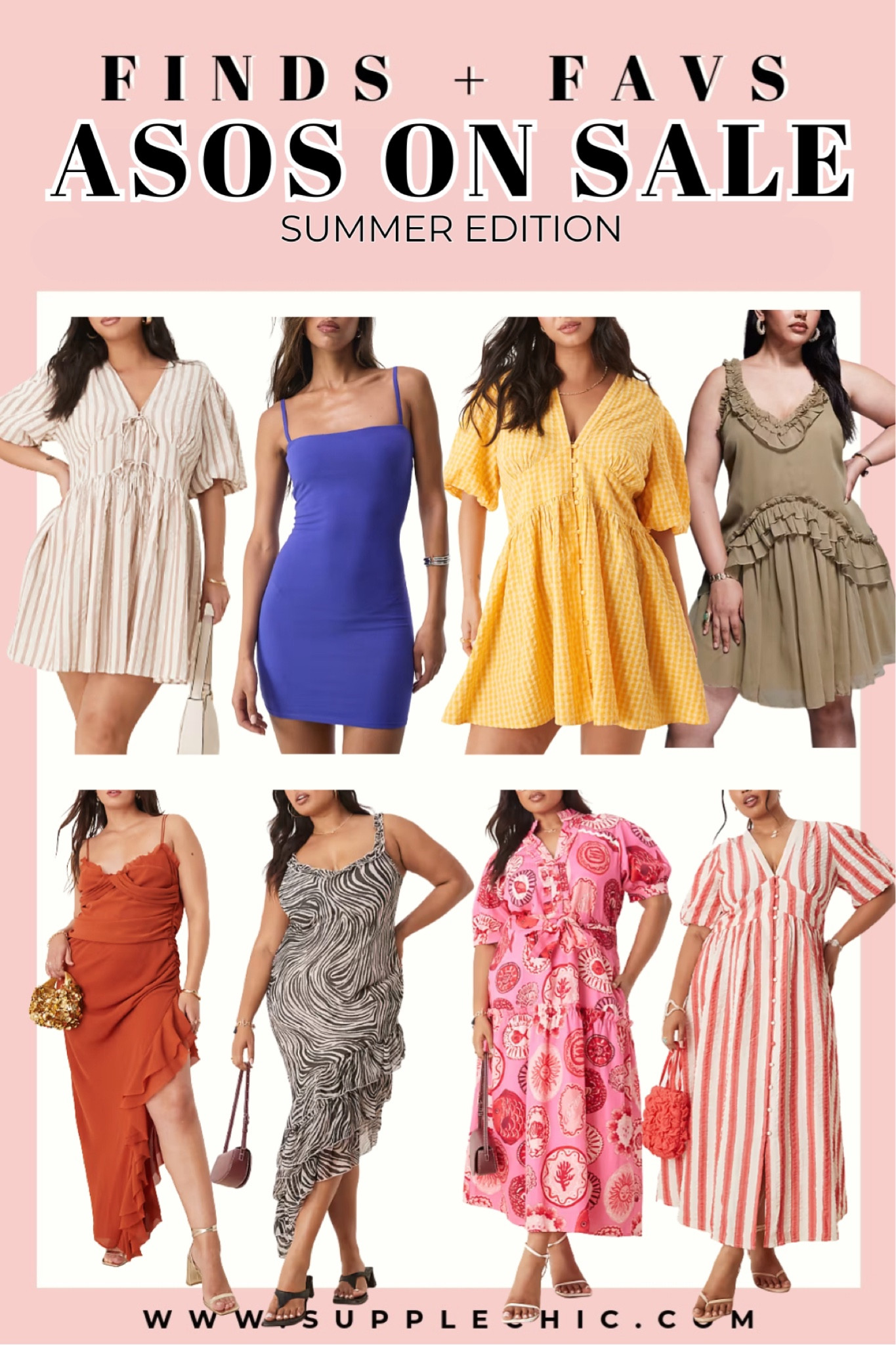 Summer dressing gets SO much easier when you have dresses that already feel like an outfit. And honestly? I love that there’s something for every mood. Cute vacation energy, rich auntie brunch vibes, casual summer errands, date nights, or just wanting compliments all day #ASOSFinds #SummerDresses #PlusSizeFashion #VacationStyle #AffordableFashion #ASOSSale #SummerOutfits #BrunchOutfit #VacationDress #LTKStyle

#LTKootd #LTKSeasonal #LTKSaleAlert