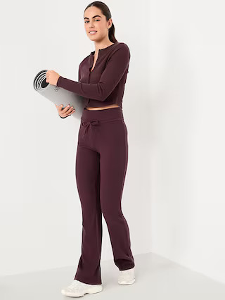 Extra High Waisted Sweater Ribbed Flare Pant | Old Navy (US)