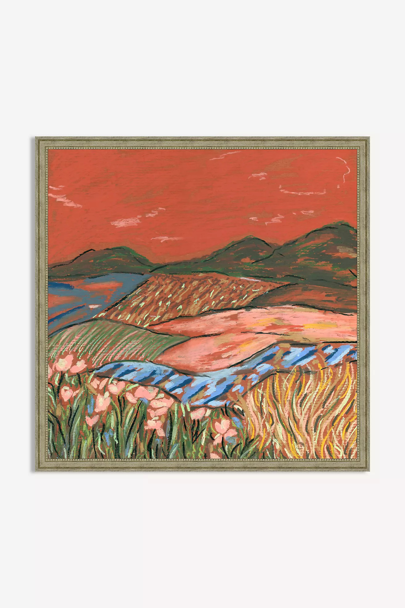 Oil Pastel Wall Art | Anthropologie (US)