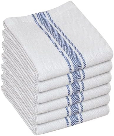 WHITEWRAP Kitchen Dish Towels for Kitchen, Highly Absorbent for Drying and Cleaning, Durable and ... | Amazon (US)