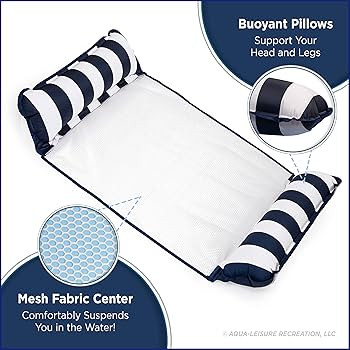 Aqua Original 4-in-1 Monterey Hammock Pool Float & Water Hammock – Multi-Purpose, Inflatab... | Amazon (US)