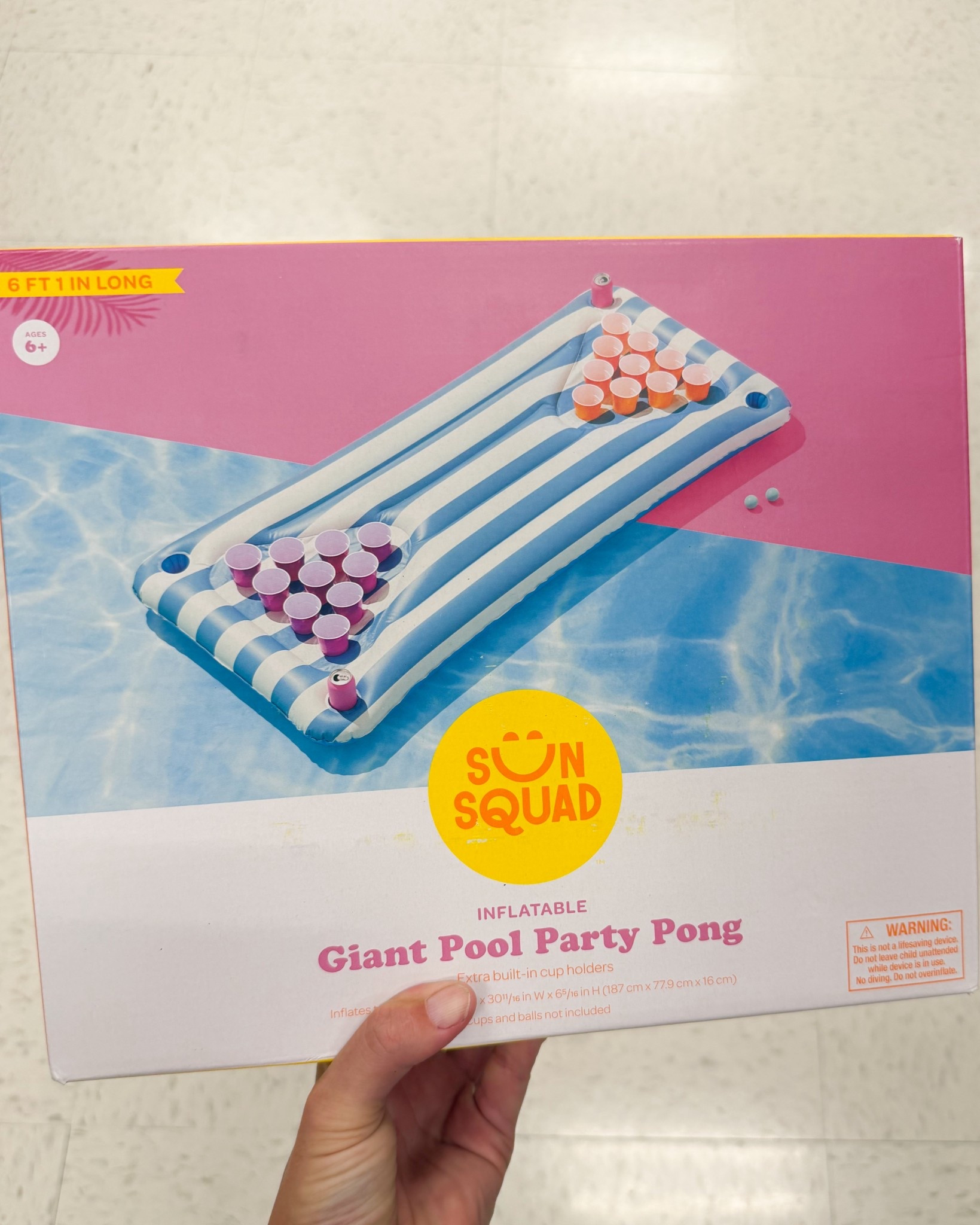  
I’m pretty sure this is gonna sell out so I wanted to make sure you guys heard it first lol. Giant Pool Party Pong is BACK. Is it bad if I get this to play with my kids? I feel like this would be fun for grad parties, too.


#LTKKids #LTKSwim #LTKU