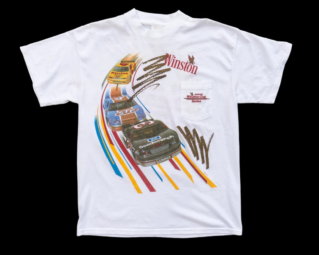 90s Vintage Winston Cup T-shirt Winston Cigarettes Racing T-shirt Vintage NASCAR T-shirt Vintage ... | Etsy (US)