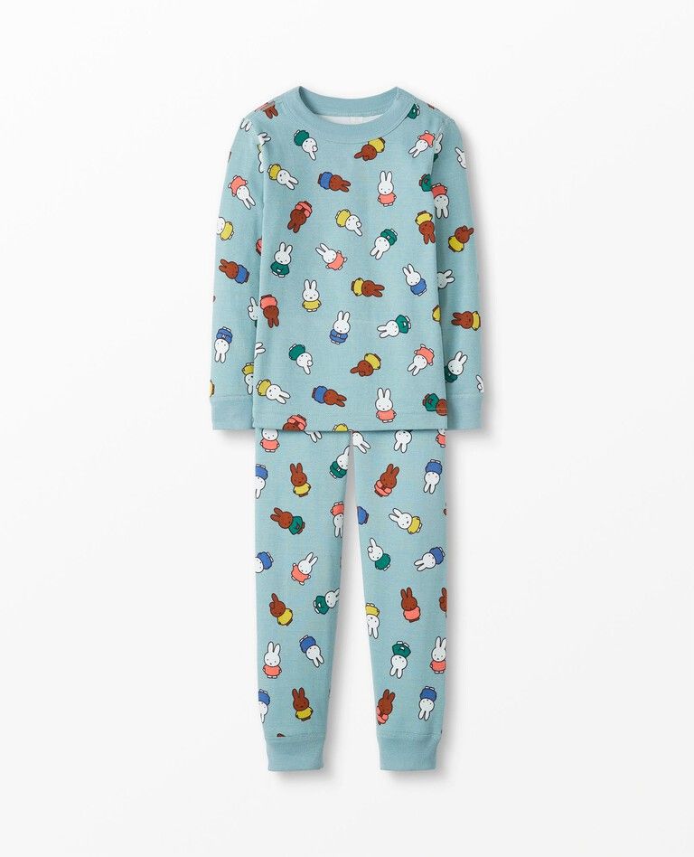 Miffy Print Long John Pajama Set | Hanna Andersson