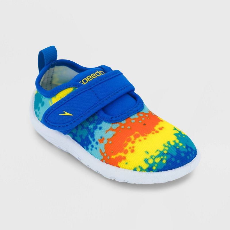 Speedo Toddler Boys' Printed Shore Explorer Water Shoes - Blue Seafoam | Target