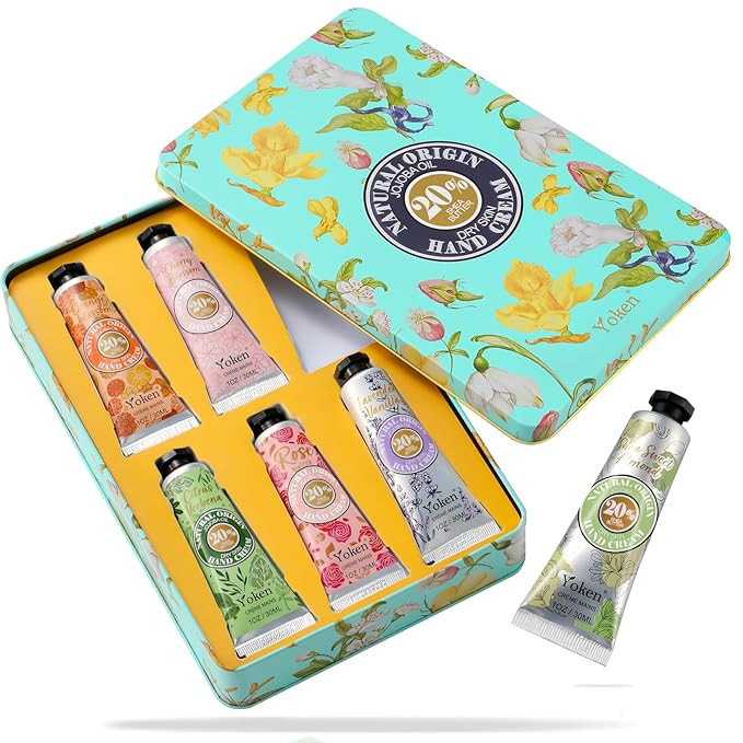 Yoken 20% Shea Butter Hand Cream Gift Set, Instant Soothing Moisturizing Hand Cream for Women Nou... | Amazon (US)