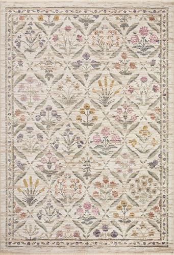Loloi Rifle Paper Co Provence Ivory 5' x 7'-10" Area Rug | Amazon (US)