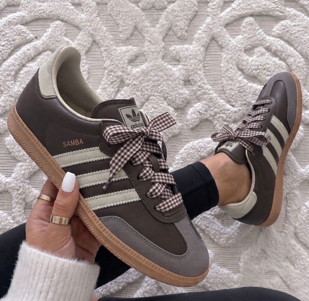 The adidas Samba OG Sneaker is a timeless classic with a sporty chic vibe that instantly elevates any outfit, and this rich brown colorway is perfect for fall.