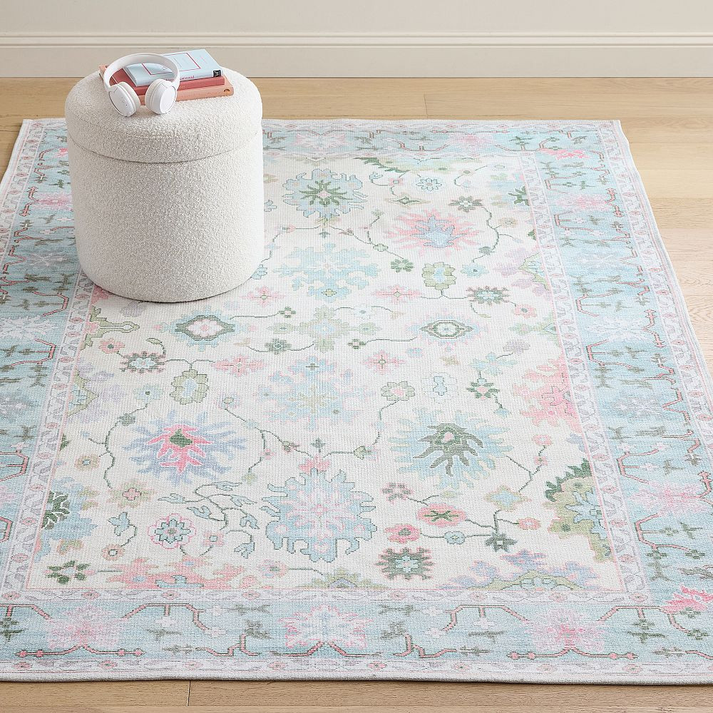 Ava Washable Rug | Pottery Barn Teen