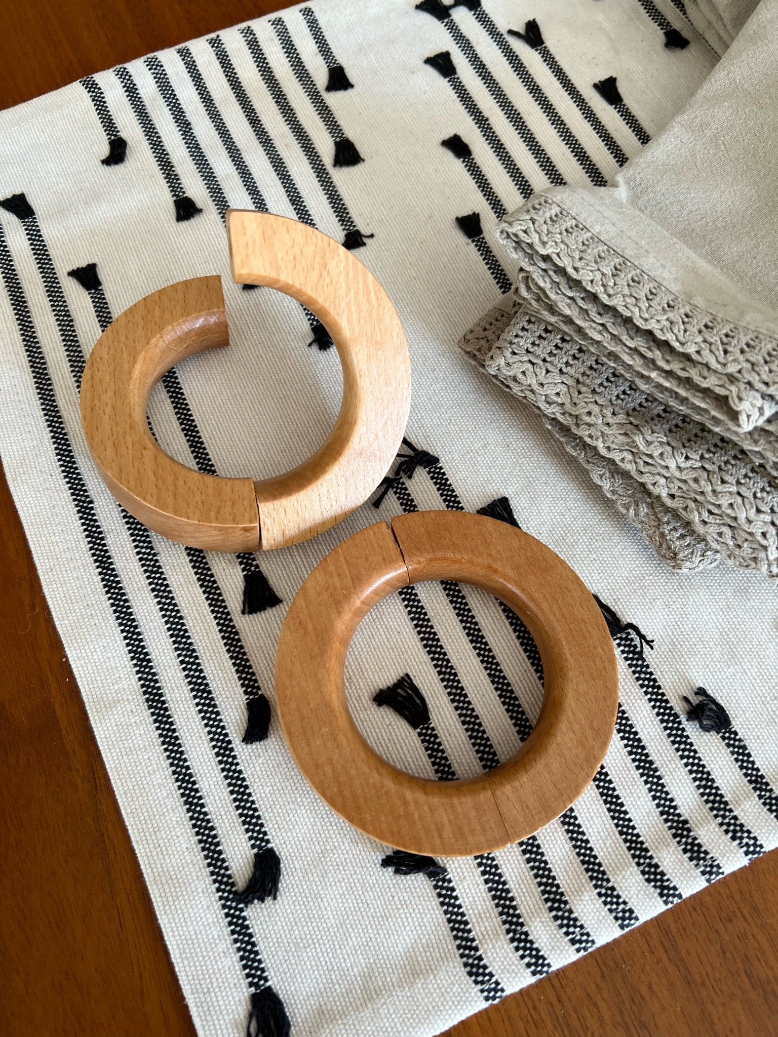 Magnetic curtain “tie-backs”. No need to put more holes in your walls. $11 for the pair. 

#LTKunder50 #LTKhome #LTKstyletip