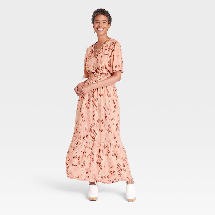 Women's Flutter Sleeve A-Line Dress - Knox Rose™ | Target