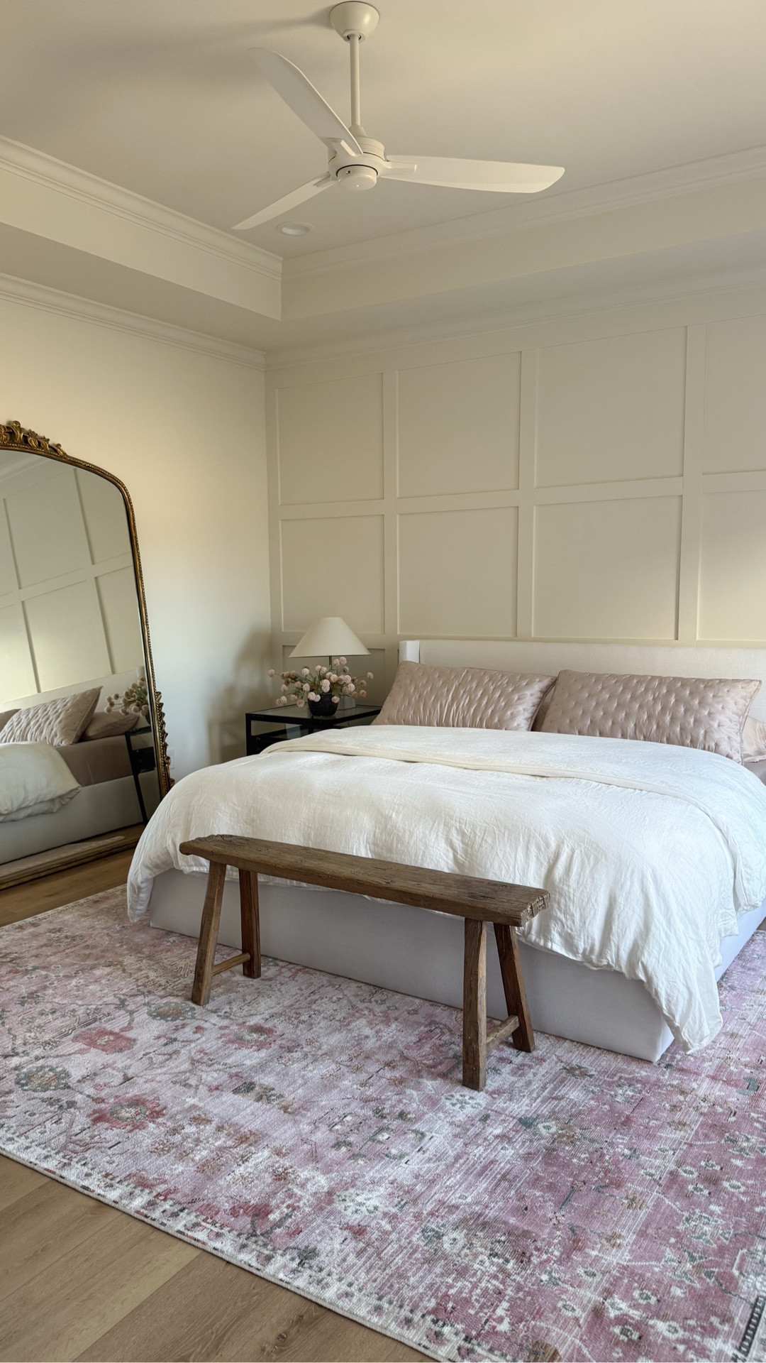 PINK 💕 This is the softest bedding ever and the most beautiful pink color. 

Upholstered bed | bedding | rug | outfit

#LTKValentine #LTKSaleAlert #LTKHome