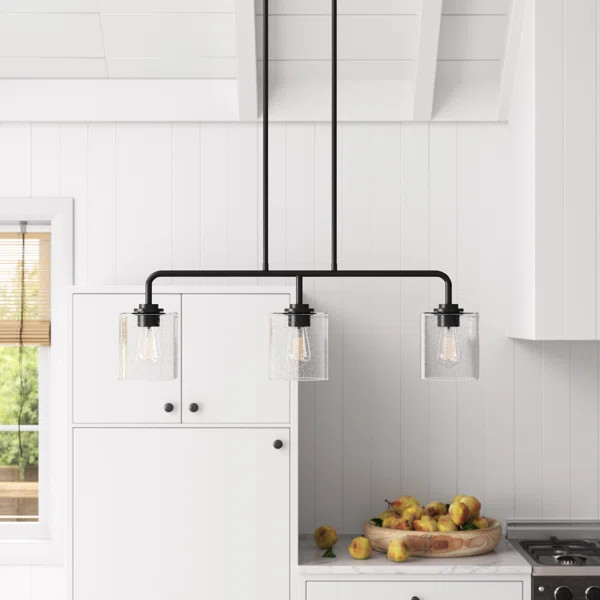 Klarice 3 - Light Kitchen Island Linear Pendant | Wayfair North America
