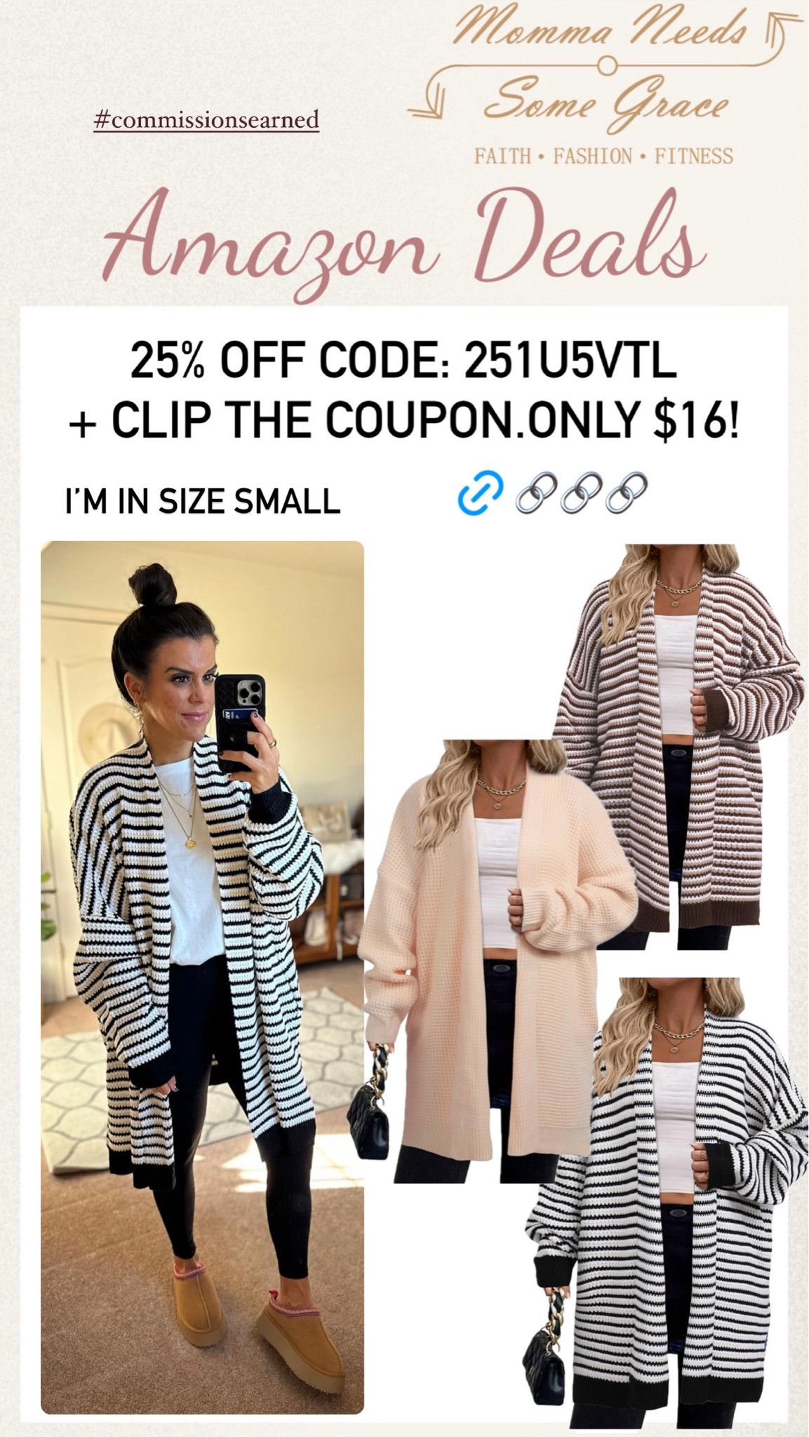Great oversized cardigan on sale for $16! I’m in a small! 

#LTKSaleAlert #LTKSeasonal #LTKFindsUnder50